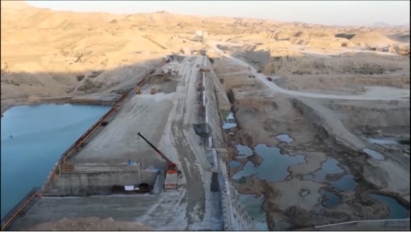 پیشرفت ۵۰ درصدی سد دشت پلنگ